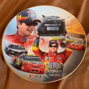 Jeff Gordon collectible The Desire To Win plate#0723P